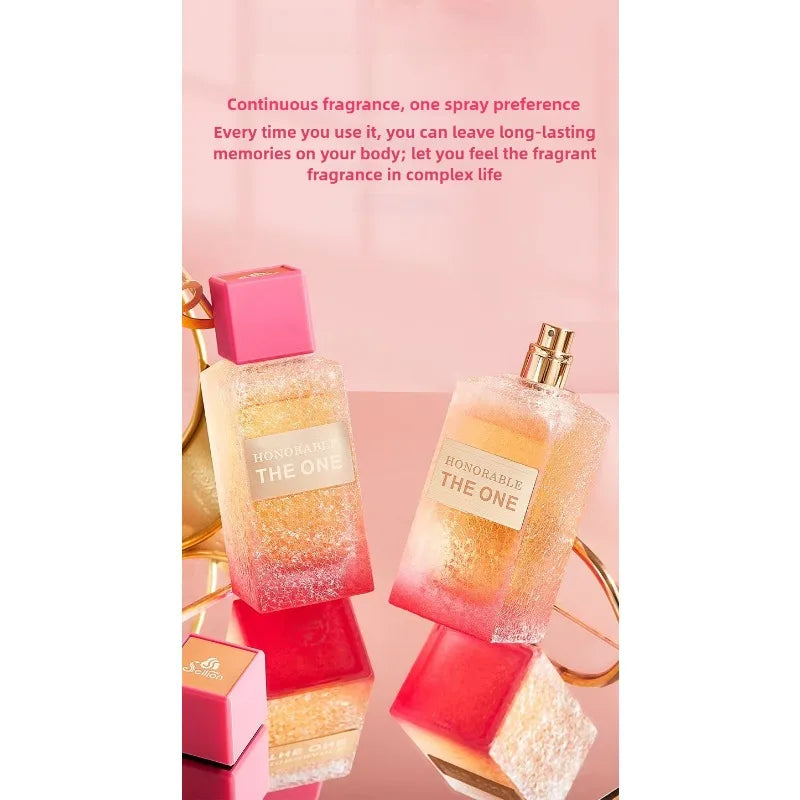 Dreamy Illusions Perfume 100ml – Fruity Floral Fragrance with Lemon Peach Rose & Sandalwood – Long-Lasting Elegant Scent