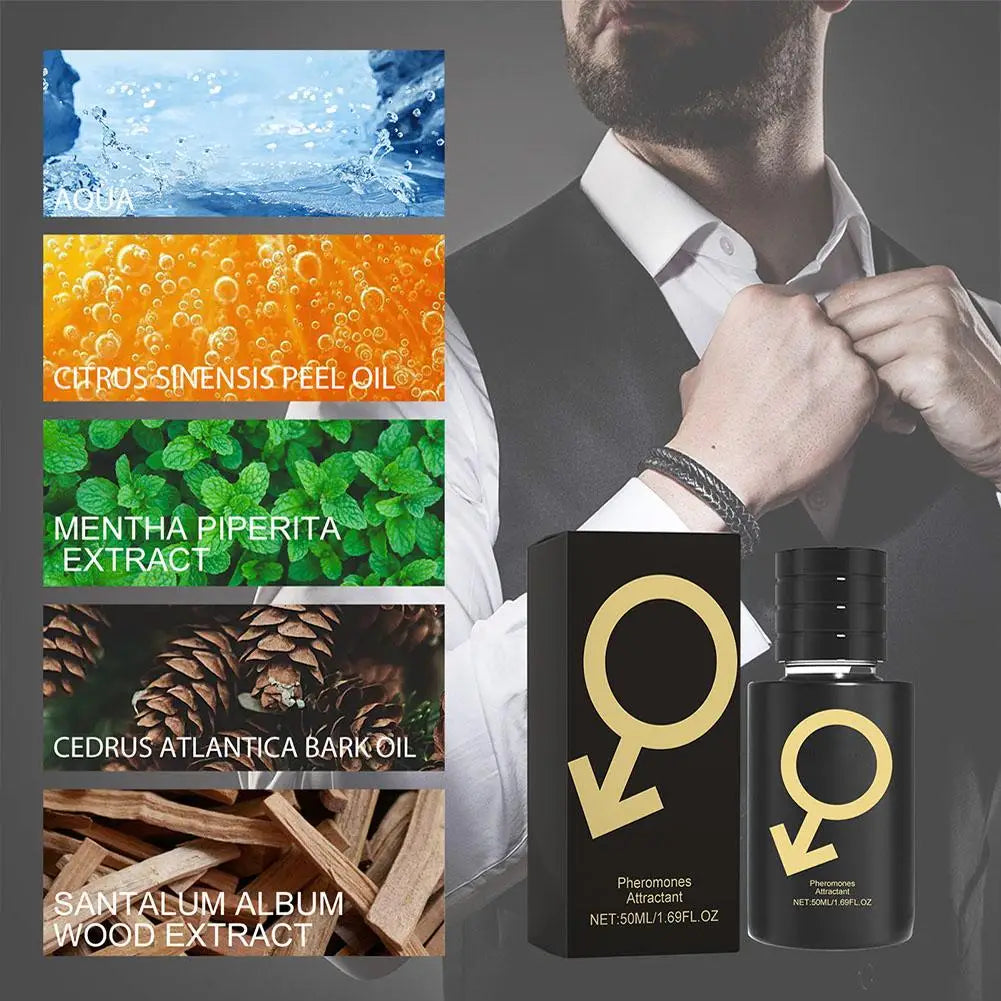 Sandalwood Perfume For Men Show Long Lasting Fragrace Anti Sweat Body Deodorant Spray Attract Women Perfume For Dating