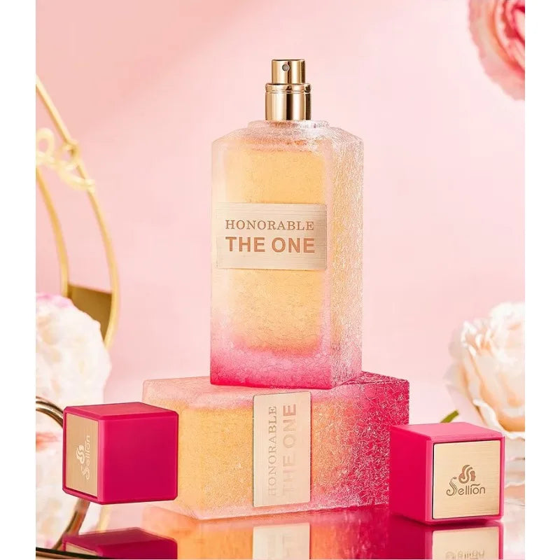 Dreamy Illusions Perfume 100ml – Fruity Floral Fragrance with Lemon Peach Rose & Sandalwood – Long-Lasting Elegant Scent