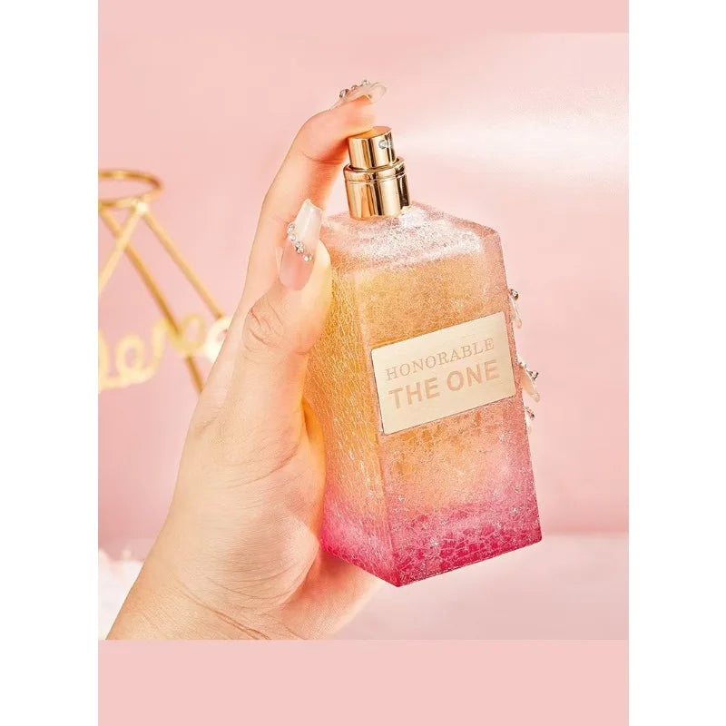 Dreamy Illusions Perfume 100ml – Fruity Floral Fragrance with Lemon Peach Rose & Sandalwood – Long-Lasting Elegant Scent