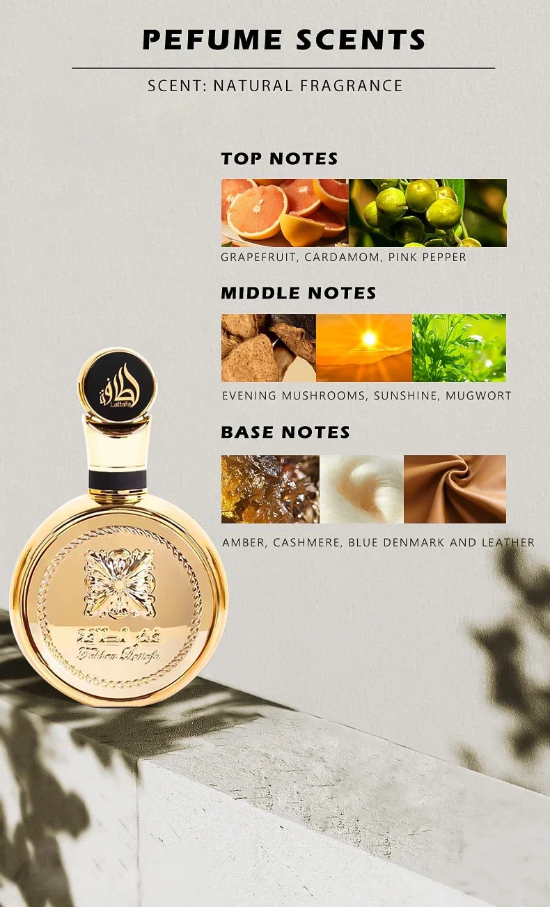 100ml Original Men's Perfume Women's Perfume High Quality Gift Arabic Perfume Fragrance Long Lasting Natural Hormone Dating
