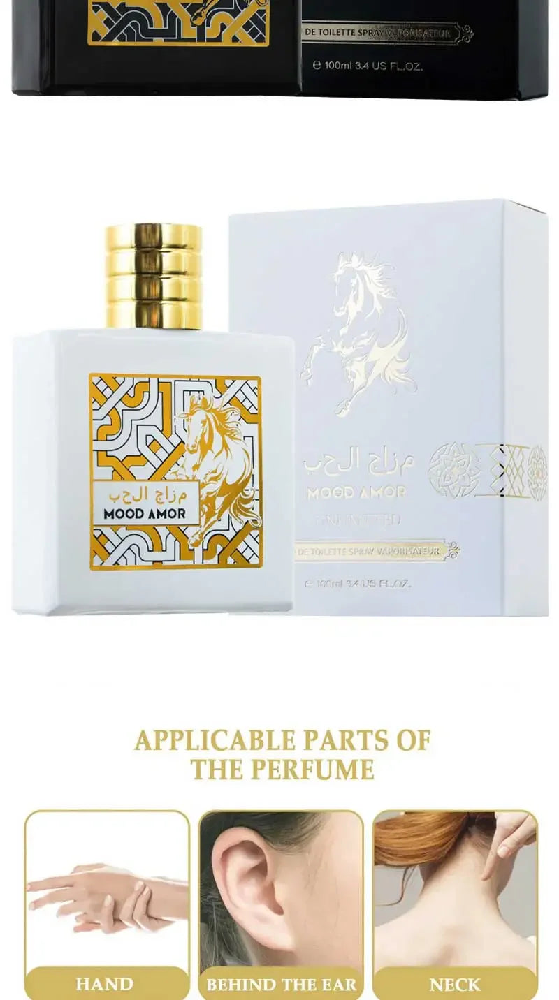 100ml Original Arabian Perfume For Men Women Lasting Fragrances Eau De Parfum Homber Body Spray Pheromone Deodorant perfume man
