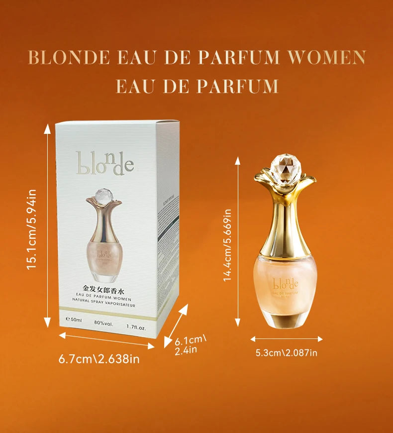 Perfume Spray for Women, Refreshing and Lasting Floral Notes, Light Fragrance Perfume for Dating, Party, Gift, 1.7 Fl.OZ/50ML
