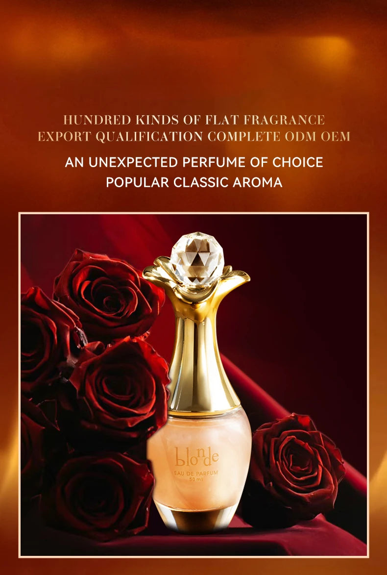 Perfume Spray for Women, Refreshing and Lasting Floral Notes, Light Fragrance Perfume for Dating, Party, Gift, 1.7 Fl.OZ/50ML