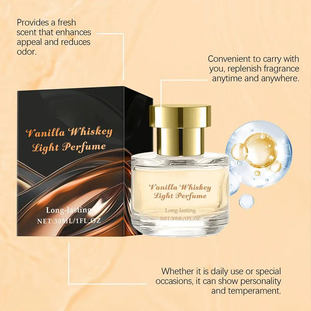 30ml Vanilla Perfume Skin Body Mist Vanilla Essential Oil For Skin Eau De Toilette Spray Long Lasting Perfume For Women