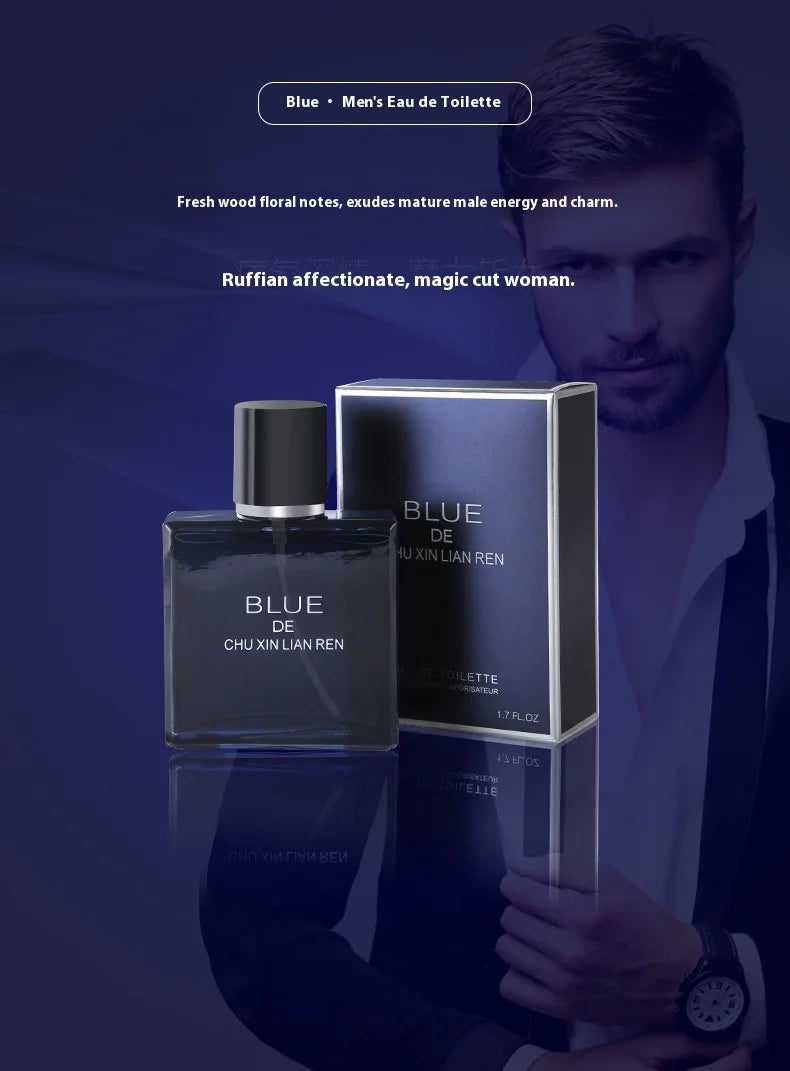 Brand Perfume Woody Men Perfume Spray Flirting Pheromone Long Lasting Sandalwood Ocean Light Fragrance Vibrant Gentleman Gift