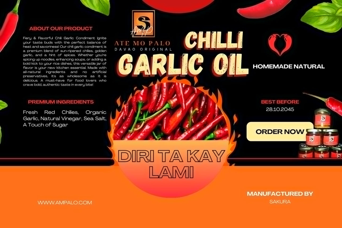 Chibi Chili Garlic Oil - Spice Up Your Life🌶️
