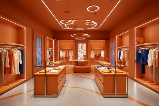 orange same color , store ,