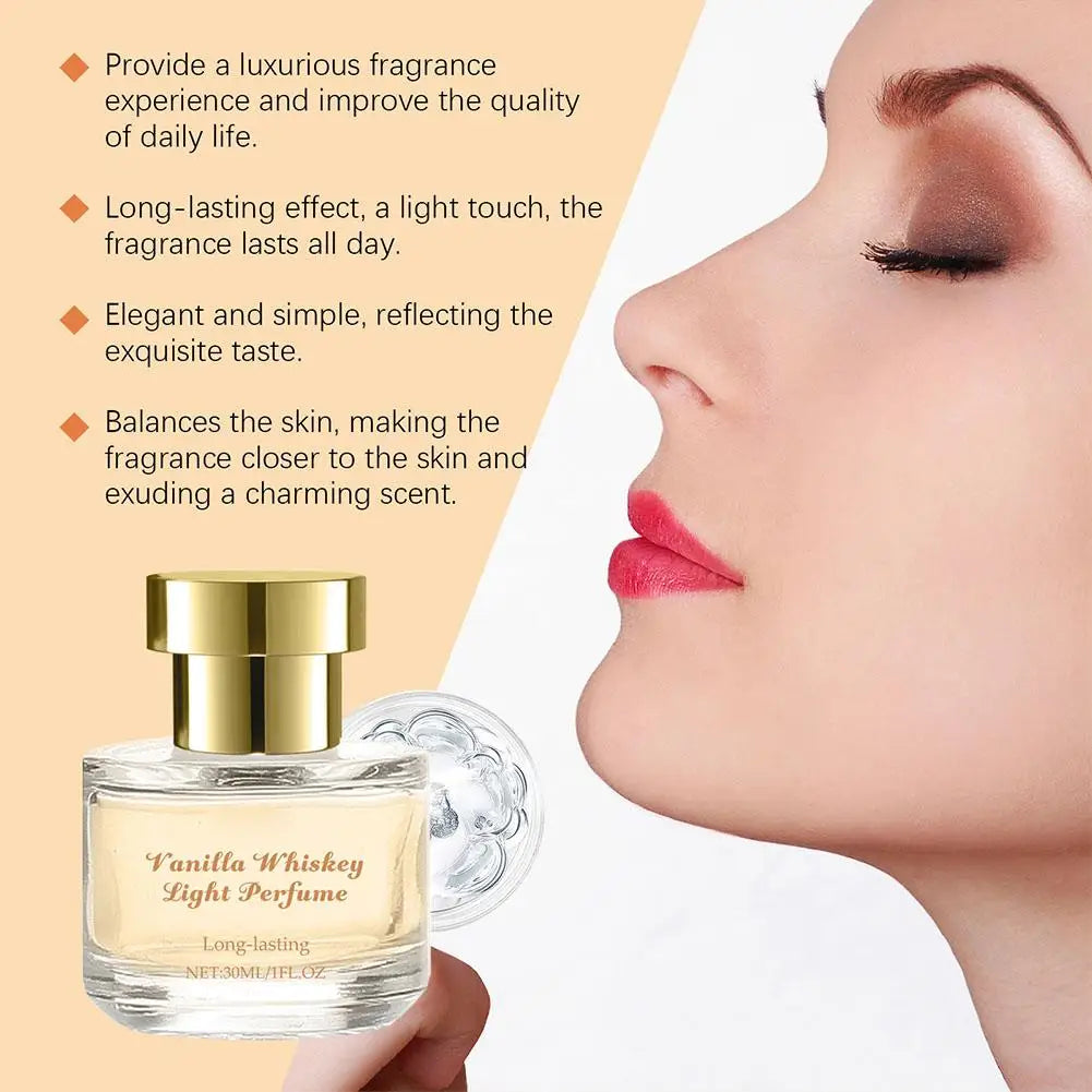30ml Vanilla Perfume Skin Body Mist Vanilla Essential Oil For Skin Eau De Toilette Spray Long Lasting Perfume For Women