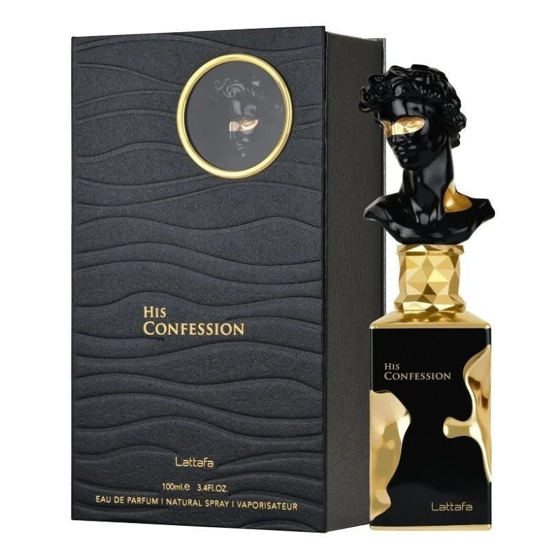 100ml Lattafa His Confession Eau de Parfum - Luxury Arabic Fragrance for Men & Women