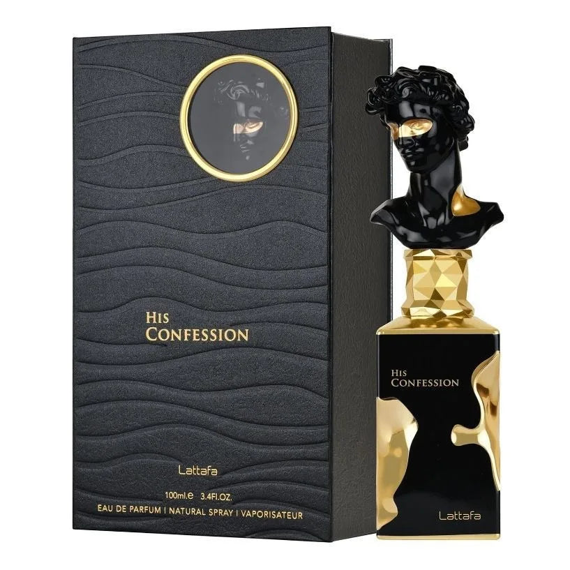 100ml Lattafa His Confession Eau de Parfum - Luxury Arabic Fragrance for Men & Women